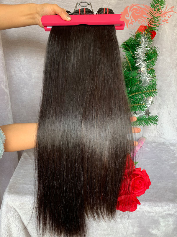Csqueen Raw Hair Straight Hair Raw Hair Natural Black Color