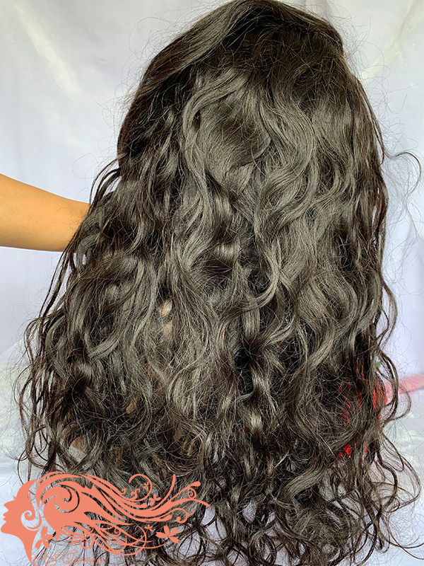 Csqueen 9A Body Wave U part wig 100% Virgin Human Hair 150%density - Click Image to Close